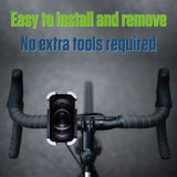 PHBIKE01 - Cellet Bike Phone Mount Holder - 360° Rotation, Universal Handlebar Clamp 0.88-1.26", Non-Slip Cradle for iPhone & Android 4.7-6.8", Easy Install Bicycle Motorcycle