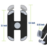 PHBIKE01 - Cellet Bike Phone Mount Holder - 360° Rotation, Universal Handlebar Clamp 0.88-1.26", Non-Slip Cradle for iPhone & Android 4.7-6.8", Easy Install Bicycle Motorcycle