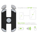 PHBIKE01 - Cellet Bike Phone Mount Holder - 360° Rotation, Universal Handlebar Clamp 0.88-1.26", Non-Slip Cradle for iPhone & Android 4.7-6.8", Easy Install Bicycle Motorcycle