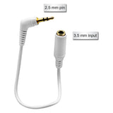 CN25M35F - Cellet 2.5mm pin to 3.5mm Input Stereo Plug Cable