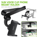 PH700 - Cellet Sun Visor Clip Phone Mount Holder with 360 Degree Rotation