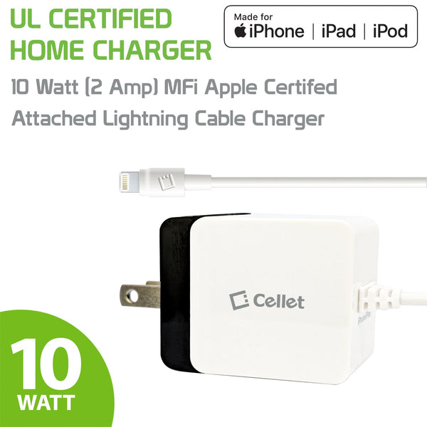 TCAPP5GB - Cellet Compact Home Charger for Apple iPhone / iPad / AirPods / iPod