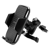 PHVENTCN - Universal Air Vent Phone Holder for Car, 360° Rotation Smartphone Mount with Adjustable Grip, Quick Release Button, Secure Cell Phone Stand for iPhone and Android