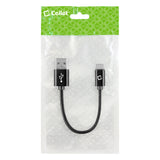 DCA4IN - USB-C Cable, Cellet 5-In. Premium Nylon Braided Fast Charging USB-C Cable