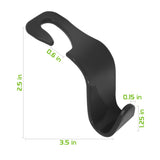 HOOK20 - Car Hooks, CyonGear Universal Car Headrest Hanger Storage Hook