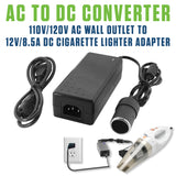 FM8500 - Cellet AC to DC Car Power Converter Adapter, 110V/120V AC Wall Outlet to 12V DC Cigarette Lighter Socket, 8.5A 102W Power Supply Adapter for Car Accessories, GPS, Phones, Dash Cams, Mini Vacuums