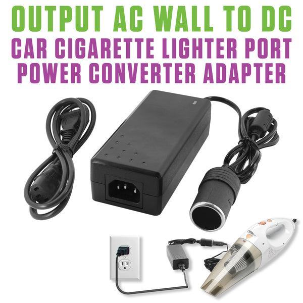 FM8500 - Cellet AC to DC Car Power Converter Adapter, 110V/120V AC Wall Outlet to 12V DC Cigarette Lighter Socket, 8.5A 102W Power Supply Adapter for Car Accessories, GPS, Phones, Dash Cams, Mini Vacuums