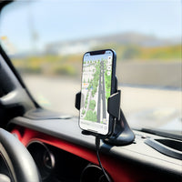 QI600 - 2-in-1 Wireless Charging Air Vent & Dashboard Combo Mount Holder