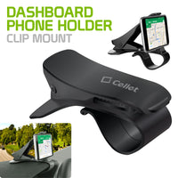 PHD270 - Dashboard Phone Holder, Clip Mount for Apple iPhone X, 8, 8 Plus, Samsung Galaxy Note 8, Samsung Galaxy S8, S8 Plus and More – by Cellet