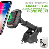 RHSUMAG200 -Magnetic Car Dashboard & Windshield Phone Holder Mount, 360 Rotation, Extendable Arm