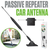 ACAR3A-AZFBA - 📡 Passive Repeater Car Antenna Signal Booster Kit for Vehicle Cell Phone Reception, 3M Adhesive Roof Mount External Antenna with Indoor Passive Repeater Patch, No Power Required, Universal Cars Trucks SUVs RVs 🚗