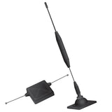 ACAR3A-AZFBA - 📡 Passive Repeater Car Antenna Signal Booster Kit for Vehicle Cell Phone Reception, 3M Adhesive Roof Mount External Antenna with Indoor Passive Repeater Patch, No Power Required, Universal Cars Trucks SUVs RVs 🚗