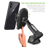 RHSU200 - Windshield & Dashboard Smartphone Holder Mount Reusable Sticky Pad One-Click Release