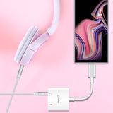 DCAPOWERFA - USB-C Audio & Charge Adapter – Dual USB-C to 3.5mm Audio Converter & Charge Adapter