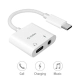 DCAPOWER - 3.5mm Aux Audio Adapter Type C USB Enhanced Quality Sound