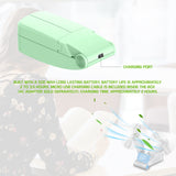 FAN500GR- 2 in 1 Mini Handheld Fan 500mAh Dual Fan Heads - Green