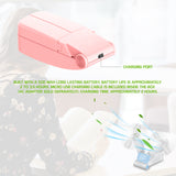 FAN500PK- 2 in 1 Mini Handheld Fan 500mAh Dual Fan Heads - Pink