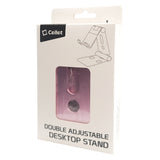 PHALURG_FA - Adjustable Desktop Stand, Heavy Duty Adjustable Aluminum stand with 270 Degree Rotation for Smartphones, Tablets, iPads and Nintendo Switch – Rose Gold