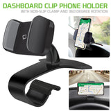 PHD255 - Dashboard Phone Holder Cradle Non Slip Clip Mount Adjustable