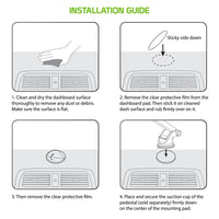 DISK3 - 3-Pack Phone Mounting Plate with Smooth Surface on the Front and Sticky Pad on the Back