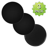 DISK3 - 3-Pack Phone Mounting Plate with Smooth Surface on the Front and Sticky Pad on the Back