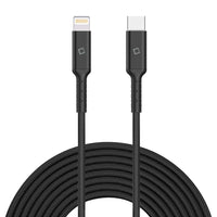 DCL40BK - USB Type C to MFI Lightning Data Cable, Cellet 3.3ft (1m) Braided USB Type C to Lighting Data Cable Compatible to iPhones iPad Pro Air mini for USB-C Charging