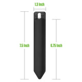STHOLDER2 - Cellet 2 Pack Stylus Pen Holder for iPad - Elastic Sleeve with Premium Adhesive, Compatible with Apple iPad Pro, Air, Mini, iPad & Tablets - Black
