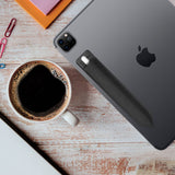 STHOLDER2 - Cellet 2 Pack Stylus Pen Holder for iPad - Elastic Sleeve with Premium Adhesive, Compatible with Apple iPad Pro, Air, Mini, iPad & Tablets - Black