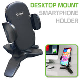 PHW100 - Multi-Functional Desktop Phone Holder Mount Compatible/Replacement for iPhone 14 13 Pro Max Mini 11 Samsung Galaxy S23 Ultra Plus S22 S21 S20 Note 20