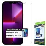 SGIPH13PM - iPhone 14 Plus, 13 Pro Max Tempered Glass Screen Protector, 9H Hardness