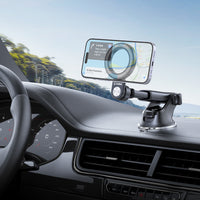 PHM300 - Magnetic Car Dashboard & Windshield Phone Holder Mount, 360 Rotation, Extendable Arm