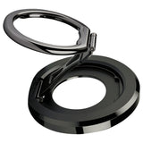 CLCMRINGC - Magnetic Phone Ring Holder Compatible with MagSafe - Ultra-Light 45g Aerospace Design - 360° Rotation & 90° Flip Metal Kickstand - Strong Grip Mount for iPhone 15 14 13 12, Plus, Pro Max & All Cases