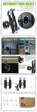 PHBIKE01 - Cellet Bike Phone Mount Holder - 360° Rotation, Universal Handlebar Clamp 0.88-1.26", Non-Slip Cradle for iPhone & Android 4.7-6.8", Easy Install Bicycle Motorcycle