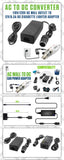 FM8500 - Cellet AC to DC Car Power Converter Adapter, 110V/120V AC Wall Outlet to 12V DC Cigarette Lighter Socket, 8.5A 102W Power Supply Adapter for Car Accessories, GPS, Phones, Dash Cams, Mini Vacuums