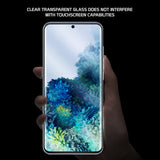 SGSAMS20PF - Samsung Galaxy S20+ Full Coverage Screen Protector, Premium Ultra-Thin Tempered Glass Screen Protector for Samsung Galaxy S20 Plus (0.3mm) by Cellet