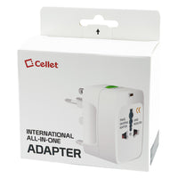 CNUNM FA - Worldwide All-In-One Universal Power Adapter - White