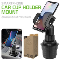 PH600 - Cellet Car Phone Mount Holder Car Cup Holder Phone Holder Mount, Adjustable Compatible with Apple iPhone 12 Pro Max Mini 11 SE XS XR X 8 Plus Samsung Note 20 10 Galaxy S21 S20 Moto Pixel