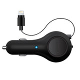 PAPP8R21 - Cellet 10 Watt (2.1 Amp) Lightning 8 Pin Retractable Car Charger for iPod, iPhone, iPad (Apple MFI Certified)