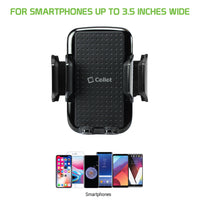 PHVENTCN - Air Vent Phone Holder, Smartphone Air Vent Mount Holder Compatible to 3.5 in. Devices