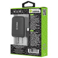 TCMICRO21GBK - CELLET Hi-Powered 10W / 2.1 Amp Home Charger (Micro USB cable included) - Black