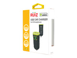 PUSBW21GR - RUIZ by Cellet Universal 2.1A (10W) USB Car Charger - Black/Green