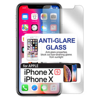 SAIPHX -Anti Glare Glass Screen Protector, Tempered Glass 9H - iPhone X