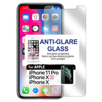 SAIPHX -Anti Glare Glass Screen Protector, Tempered Glass 9H - iPhone X