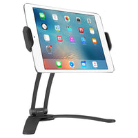 PHTAB43CNBK - Desktop and Wall Holder Mount with 360 Degree Rotation for Apple iPad Pro 10.5, Pro 9.7, IPad Mini 4, Samsung Galaxy Tab S3, Amazon Fire HD and More - Black - by Cellet