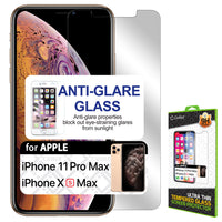 SAIPHXSM -Anti Glare Screen Protector, 9H Tempered Glass - iPhone 11 Pro Max / XS Max