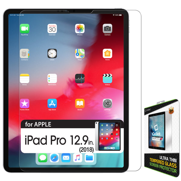 SGIPHPRO122 - iPad Pro 12.9-inch (2018) Tempered Glass Screen Protector, Cellet 0.3mm Premium Tempered Glass Screen Protector for Apple iPad Pro 12.9-inch (9H Hardness)