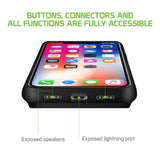 BWIPHMAX - iPhone XS Max Wireless Charging Case, 6000mAh Rechargeable External Wireless Power Case for Apple iPhone XS Max - Black