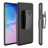 HLSAMS10 - Belt Clip Holster & Shell Case with Kickstand Heavy Duty Protection - Galaxy S10