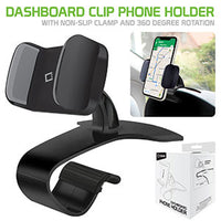 PHD255 - Dashboard Phone Holder Cradle Non Slip Clip Mount Adjustable