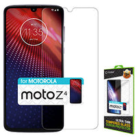 SGMOTZ4 - Motorola Moto Z4 Tempered Glass Screen Protector, Cellet 0.3mm Premium Tempered Glass Screen Protector for Motorola Moto Z4 (9H Hardness)